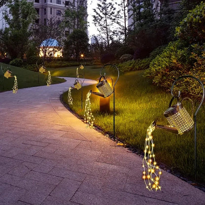 LED Garden Fairy Watering Can