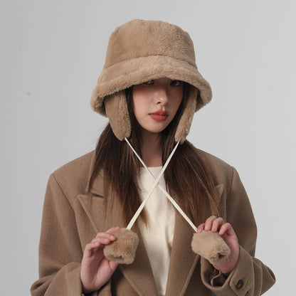 Plush Bomber Bucket Hat | BELINDA