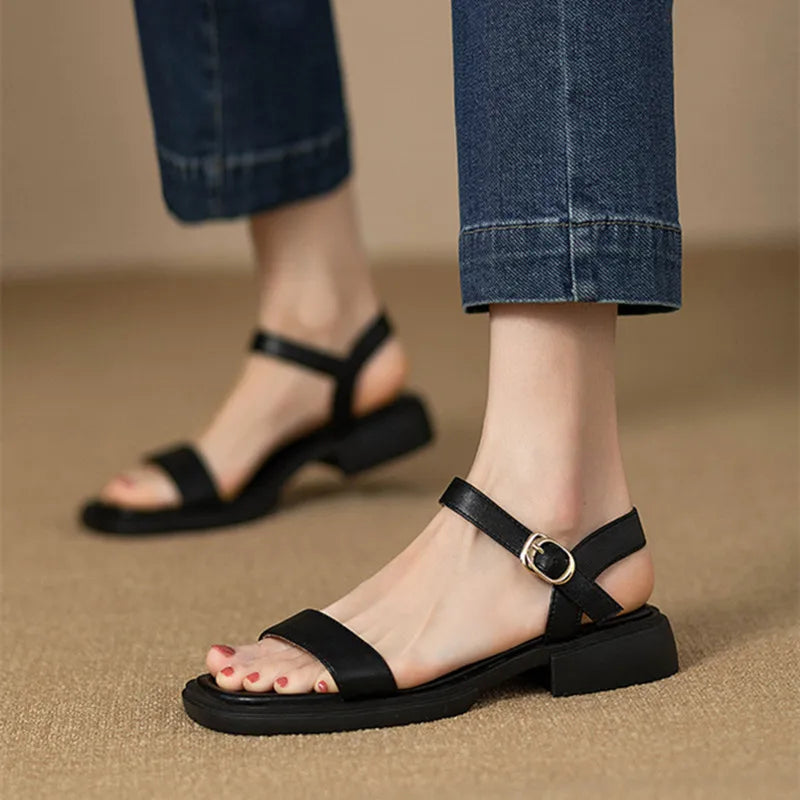 SCARLETT |  Open Toe Slingback Sandals