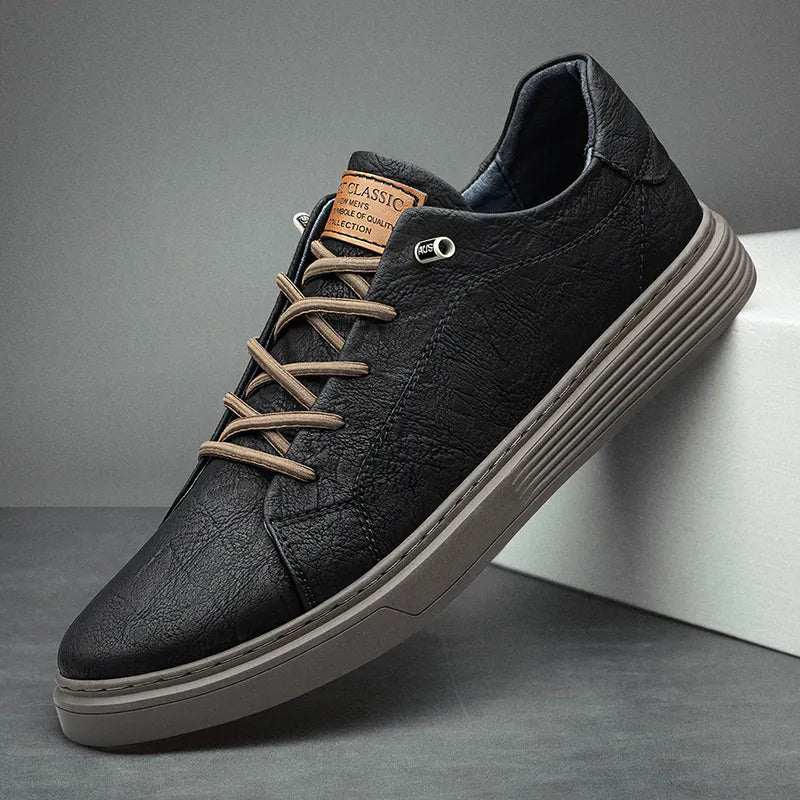 HUDSON | Leren casual sneakers