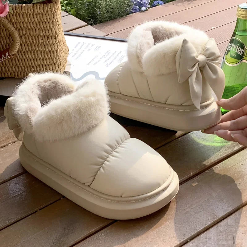 NATALIE | Gebogen Puffer Winterschoenen