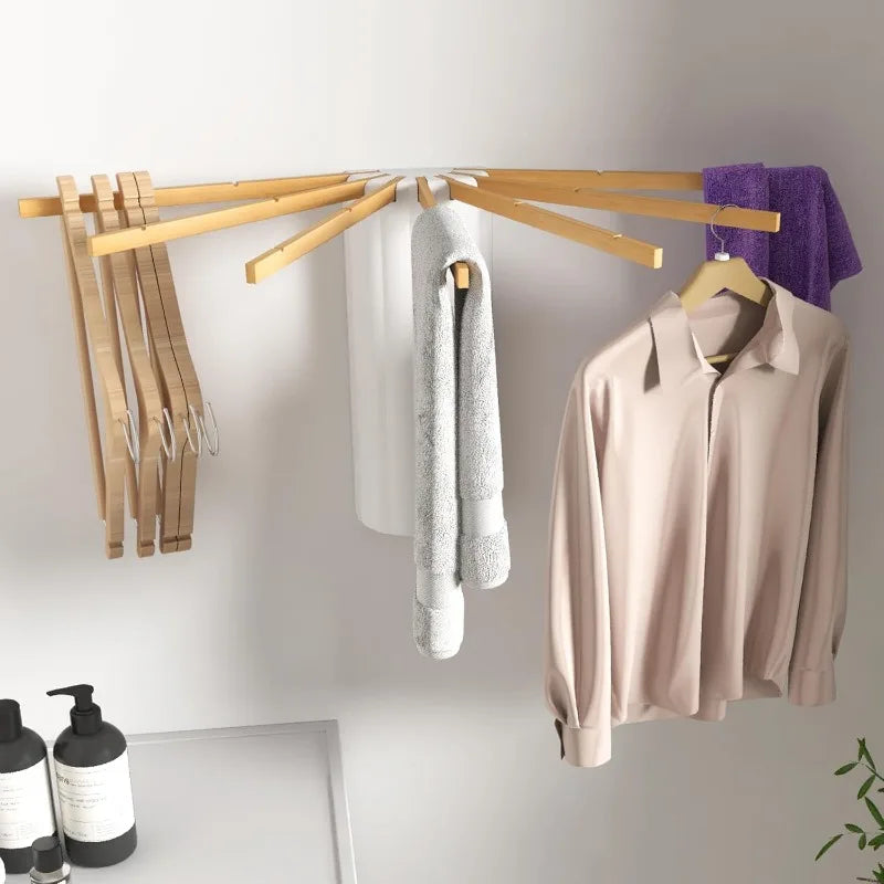 Space Saving Minimalist Clothes Drying Rack