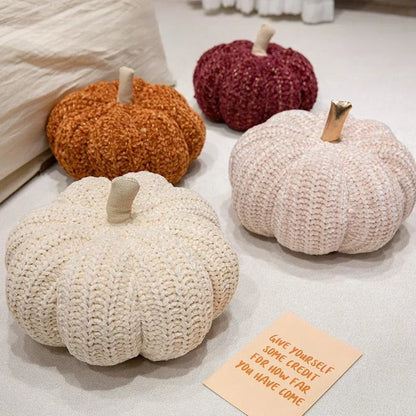 PILLOW | Neutral Nordic Pumpkin Plush Pillow