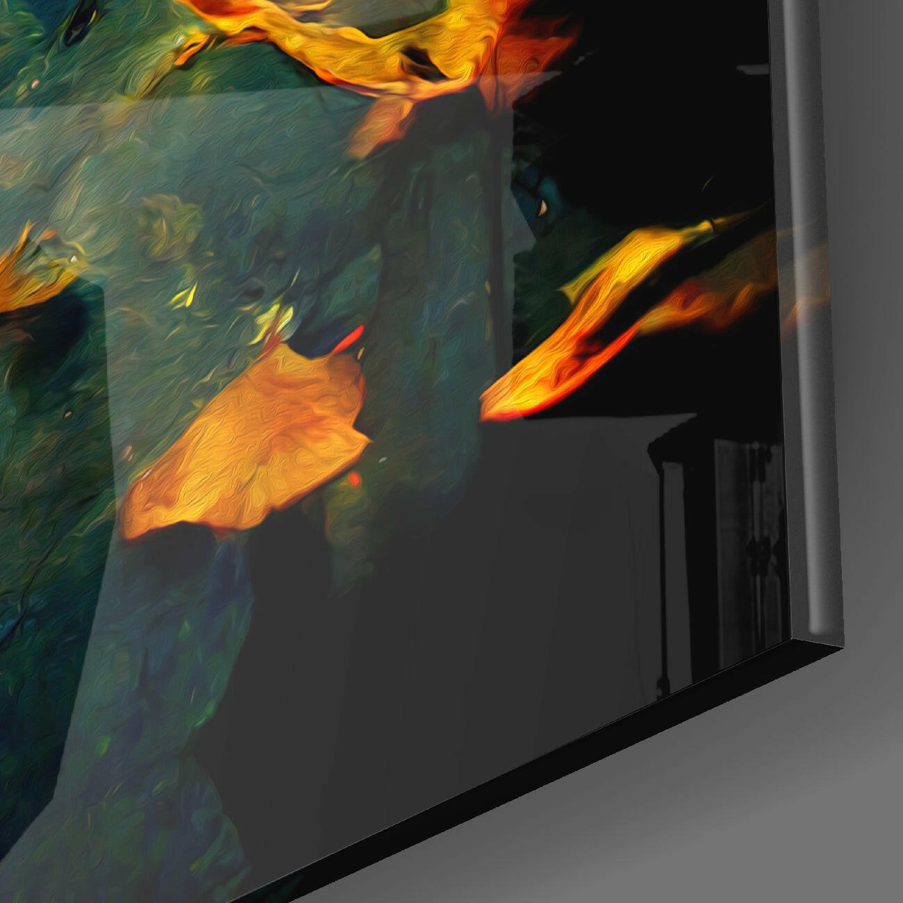 Podzimní skleněné nástěnné umění || Kolekce designérů