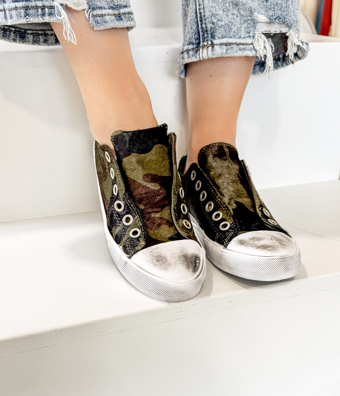 Buty sportowe Shalomar w kamuflażu