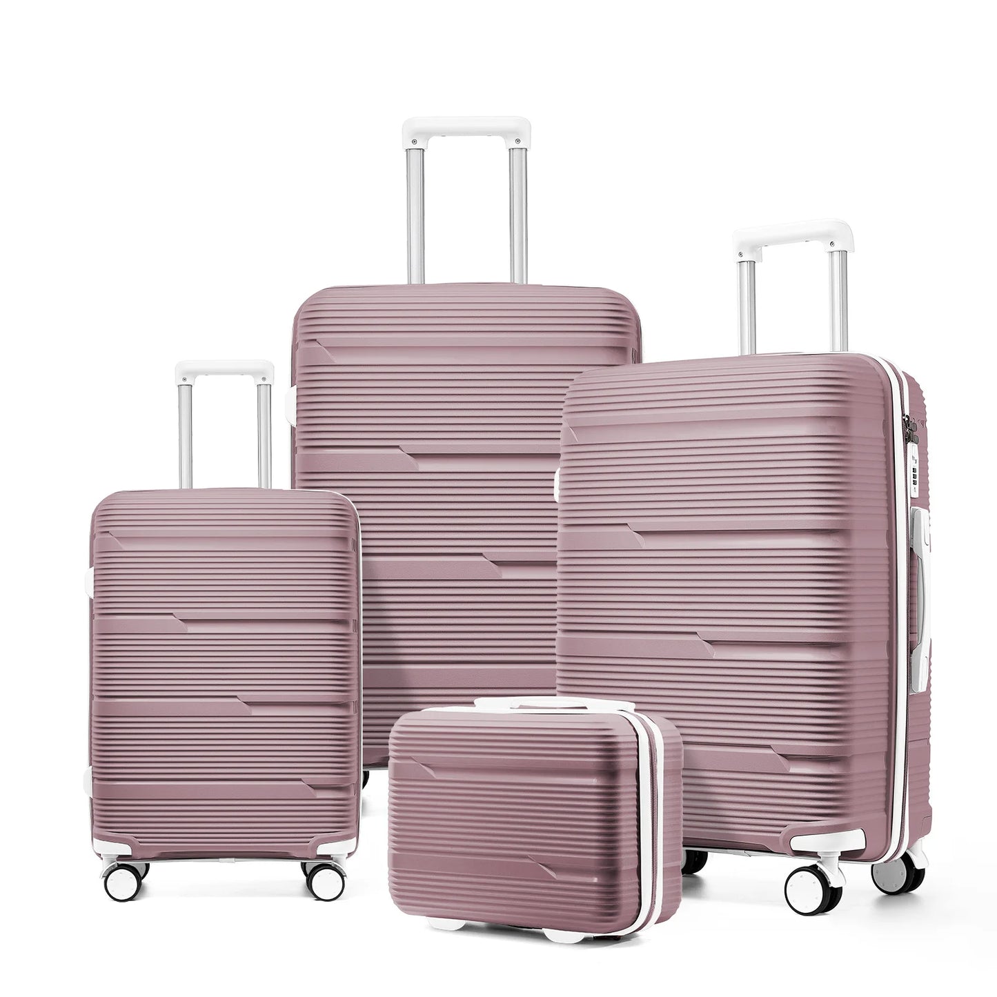 Durable ABS Hardshell 4-Piece Luggage Set