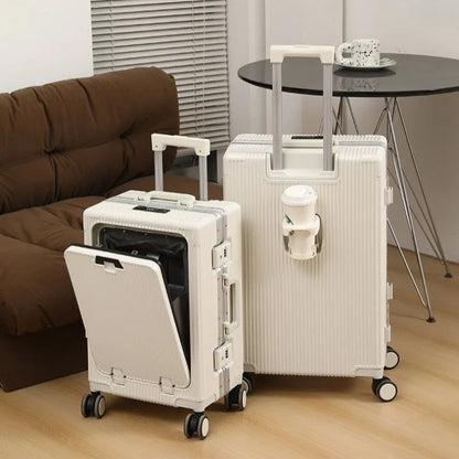 Aluminum Hardshell Carry-On Suitcase
