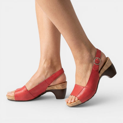 Sandals For Women | Supportive Block Heel With Peep-Toe Design 6