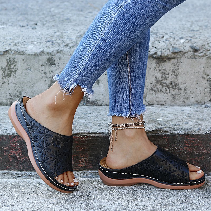 Sandals for Women | Vintage Cushioned Design with Arch Support 2