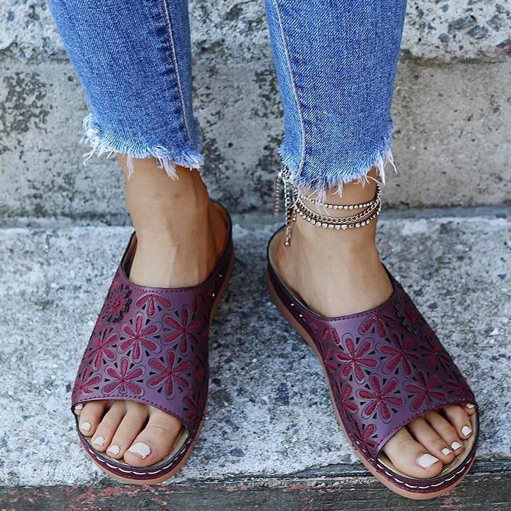 Sandals for Women | Vintage Cushioned Design with Arch Support 3