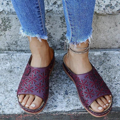 Sandals for Women | Vintage Cushioned Design with Arch Support 3