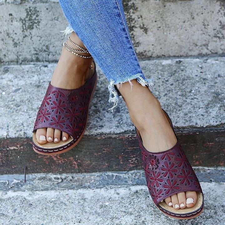 Sandals for Women | Vintage Cushioned Design with Arch Support 4