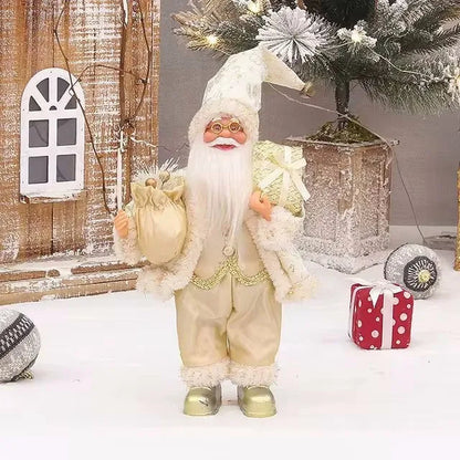 Santa Claus Decoration | Festive Figure with Gift Bag for Christmas 11
