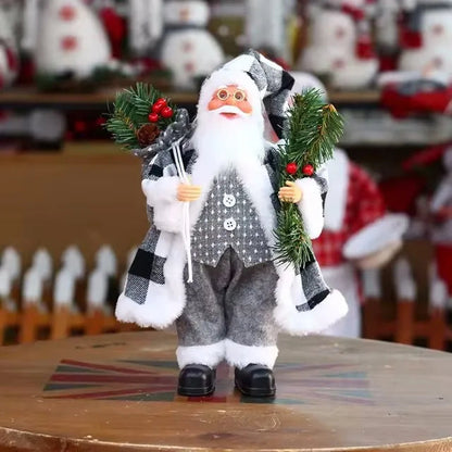 Santa Claus Decoration | Festive Figure with Gift Bag for Christmas 7