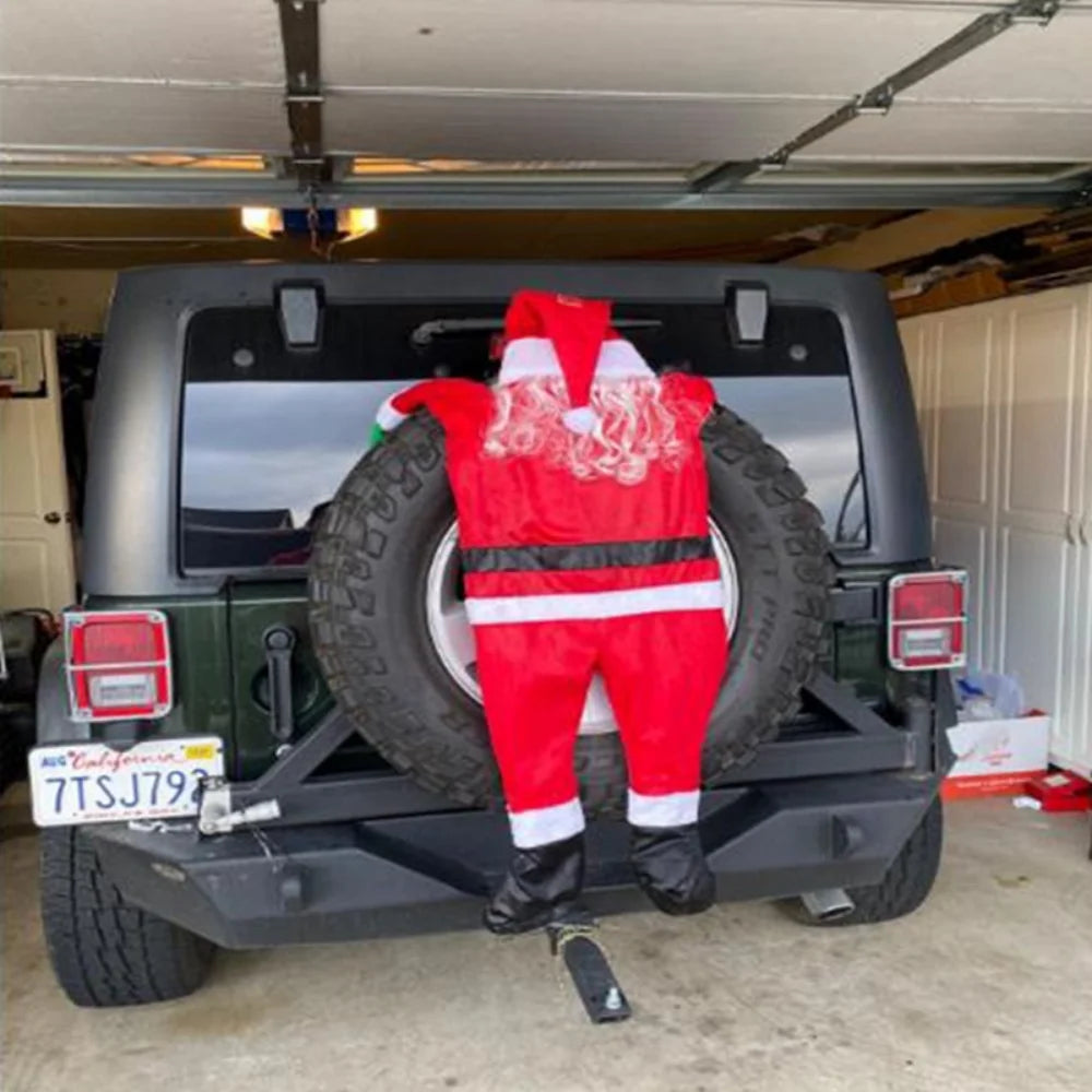 Santa Hanging Decoration | Plush Holiday Decor for Festive Cheer 5