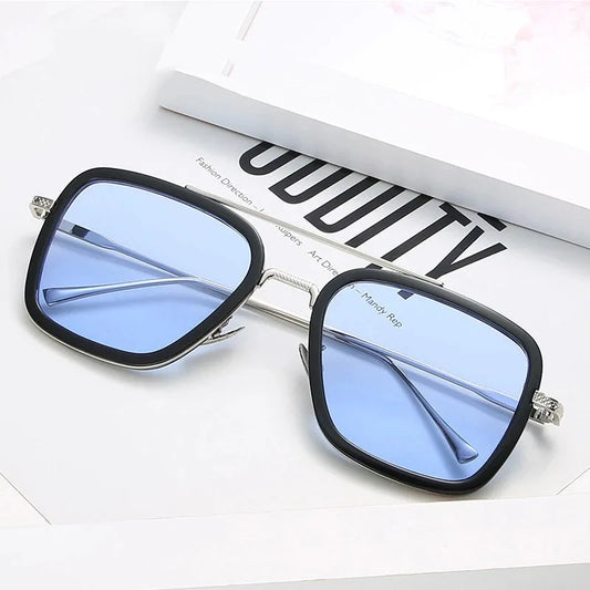 TONY | Square Stark Mirror Aviators