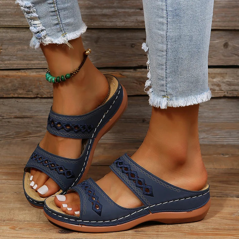 AMARA | Beach Wedge Sandals