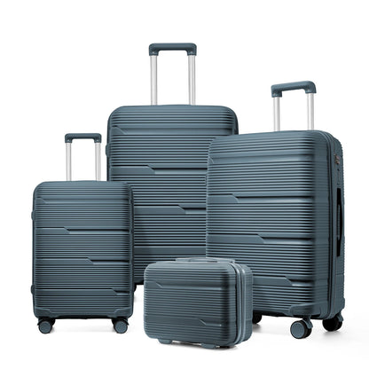Durable ABS Hardshell 4-Piece Luggage Set
