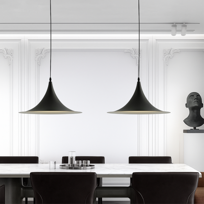 Scandinavian Pendant Lamp | Minimalist Design with Adjustable Height and Warm LED Lighting 4