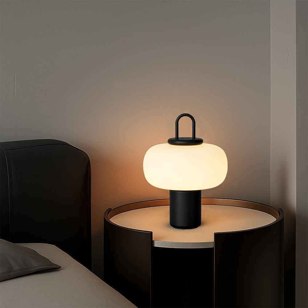 Scandinavian Table Lamp | Modern Glass Design for Bedroom & Living Room 2