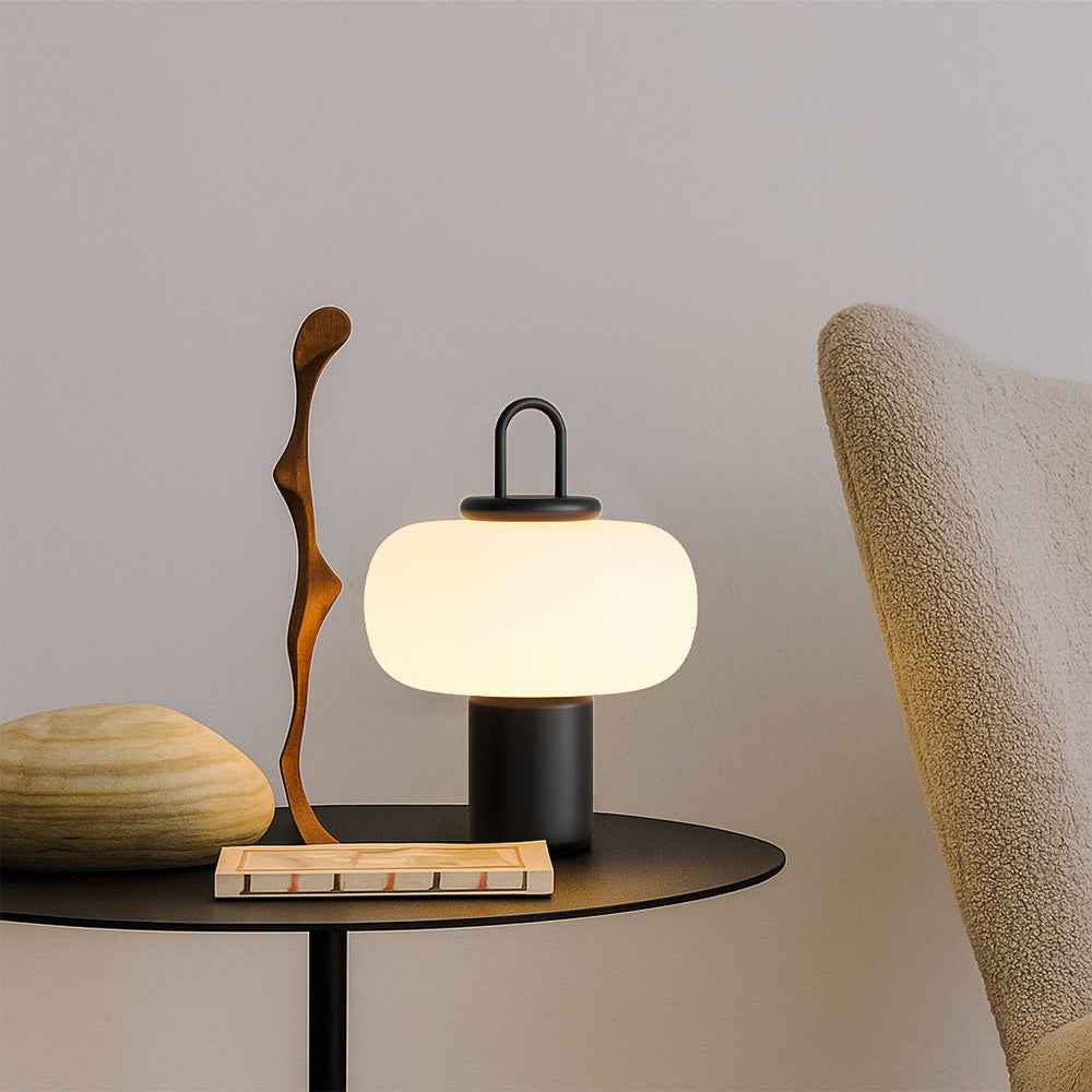 Scandinavian Table Lamp | Modern Glass Design for Bedroom & Living Room 3