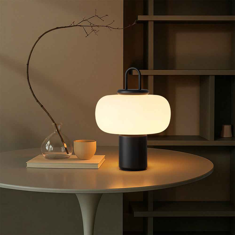 Scandinavian Table Lamp | Modern Glass Design for Bedroom & Living Room 4