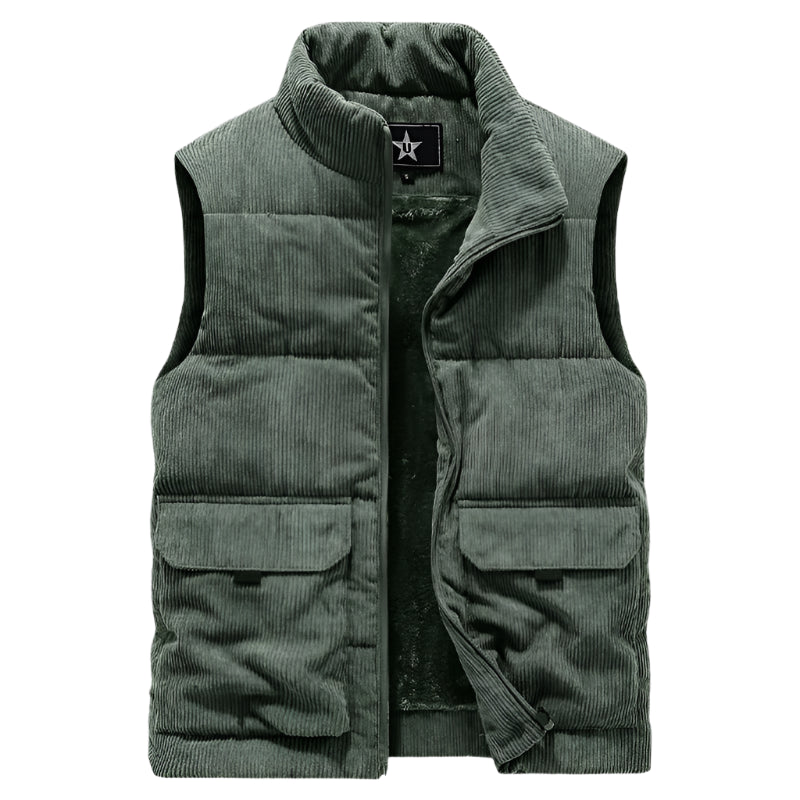 QUILO | Warm Corded Puffer Vest