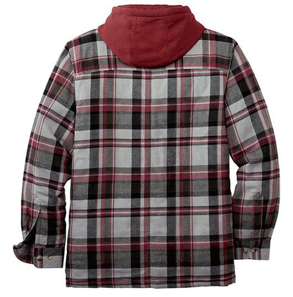 JACK | Plaid Hooded Jacket