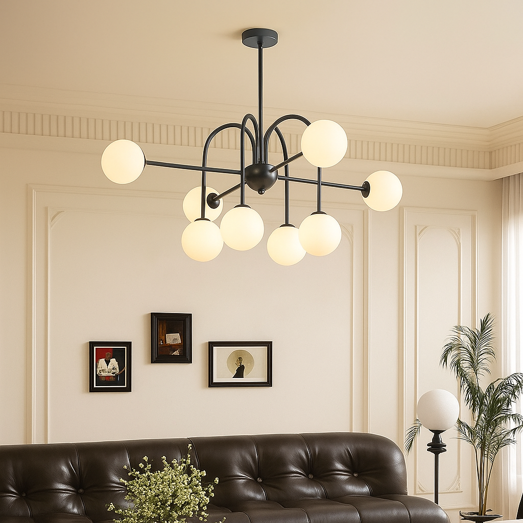 Sculptural Art Beam Chandelier | Modern Geometric Design for Home 0