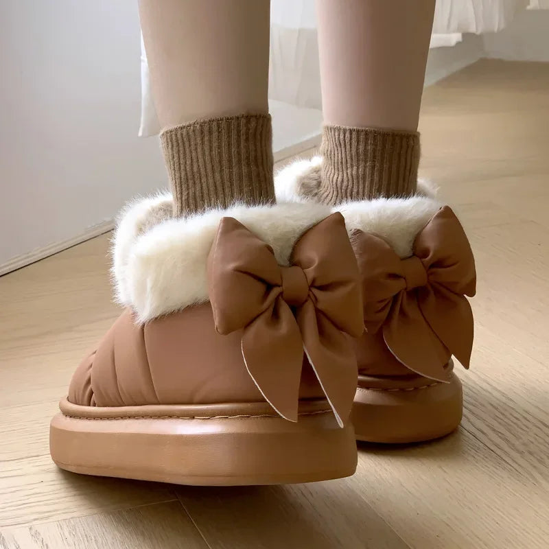 NATALIE | Gebogen Puffer Winterschoenen