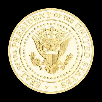 2025 Presidential Gold Plated Collectable Coin