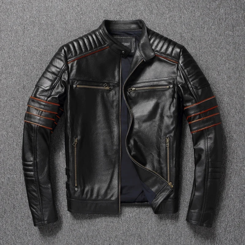 JESSIE | Genuine Leather Motorcycle Jacket