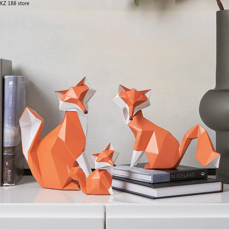 Nordic Fox Sculpture