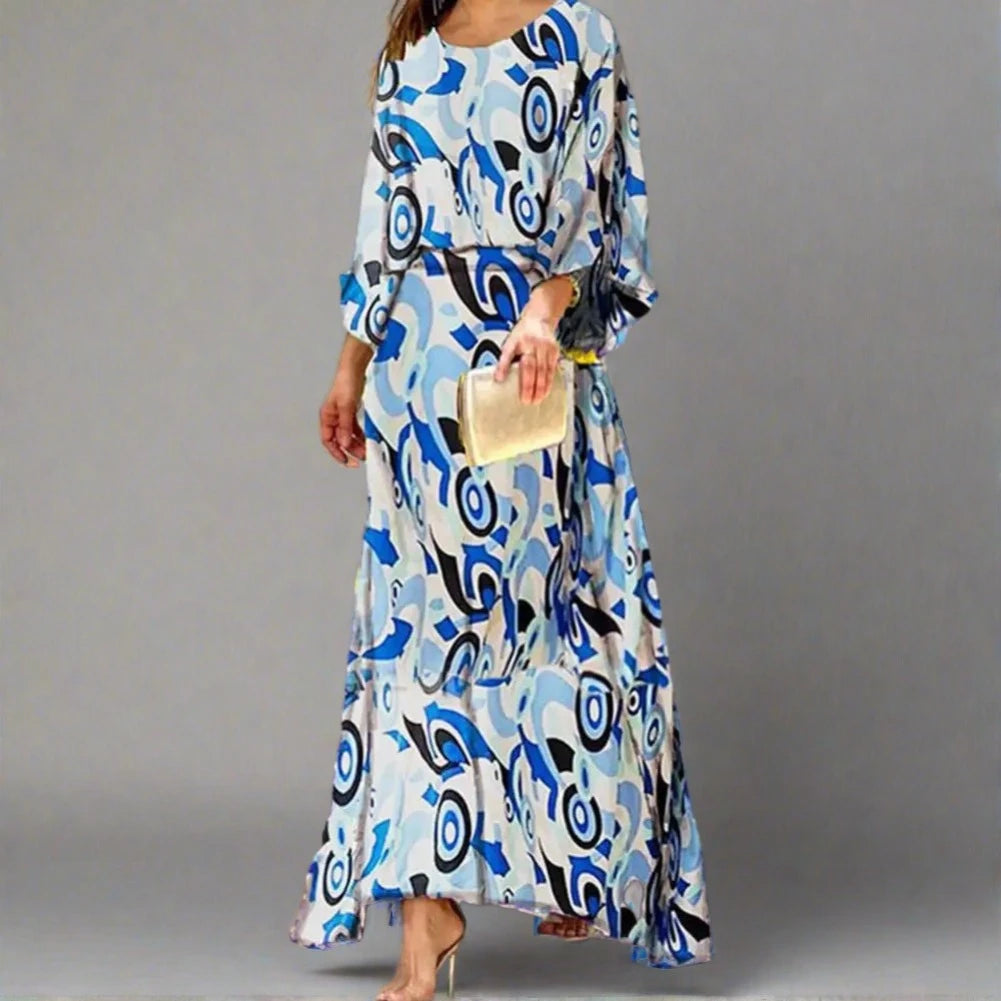 OKSANA | Three Quarter Sleeve Summer Dress