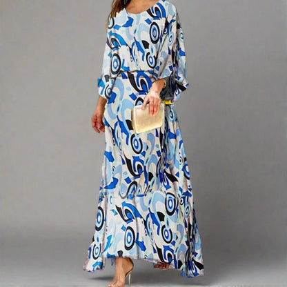 OKSANA | Three Quarter Sleeve Summer Dress