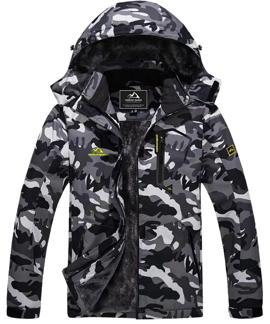 Gunnar | Camo Hooded Ski Jacket