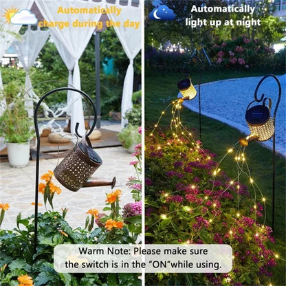 LED Garden Fairy Watering Can