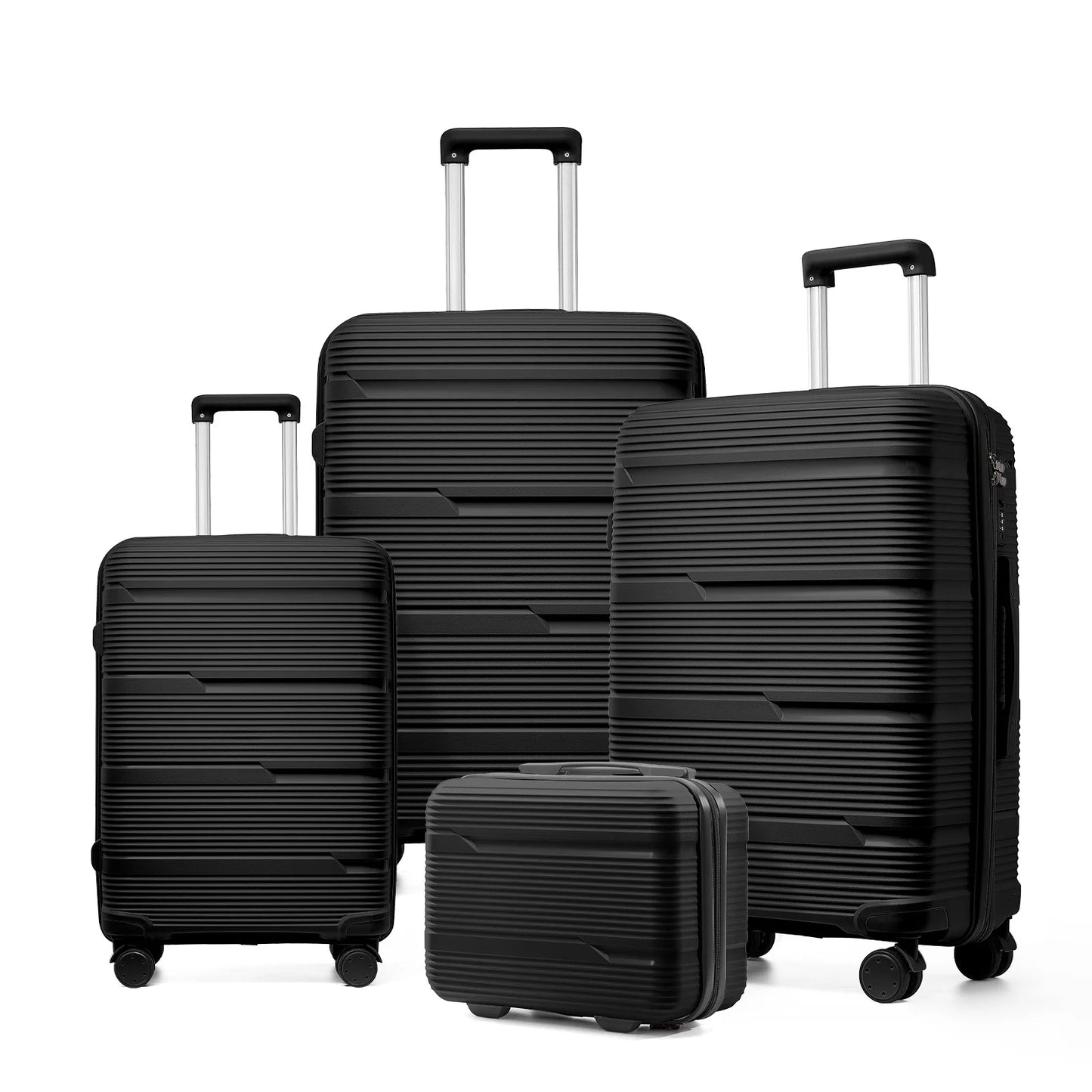 Durable ABS Hardshell 4-Piece Luggage Set