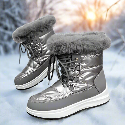 Shiny Puffer Snow Boots | ASTRA