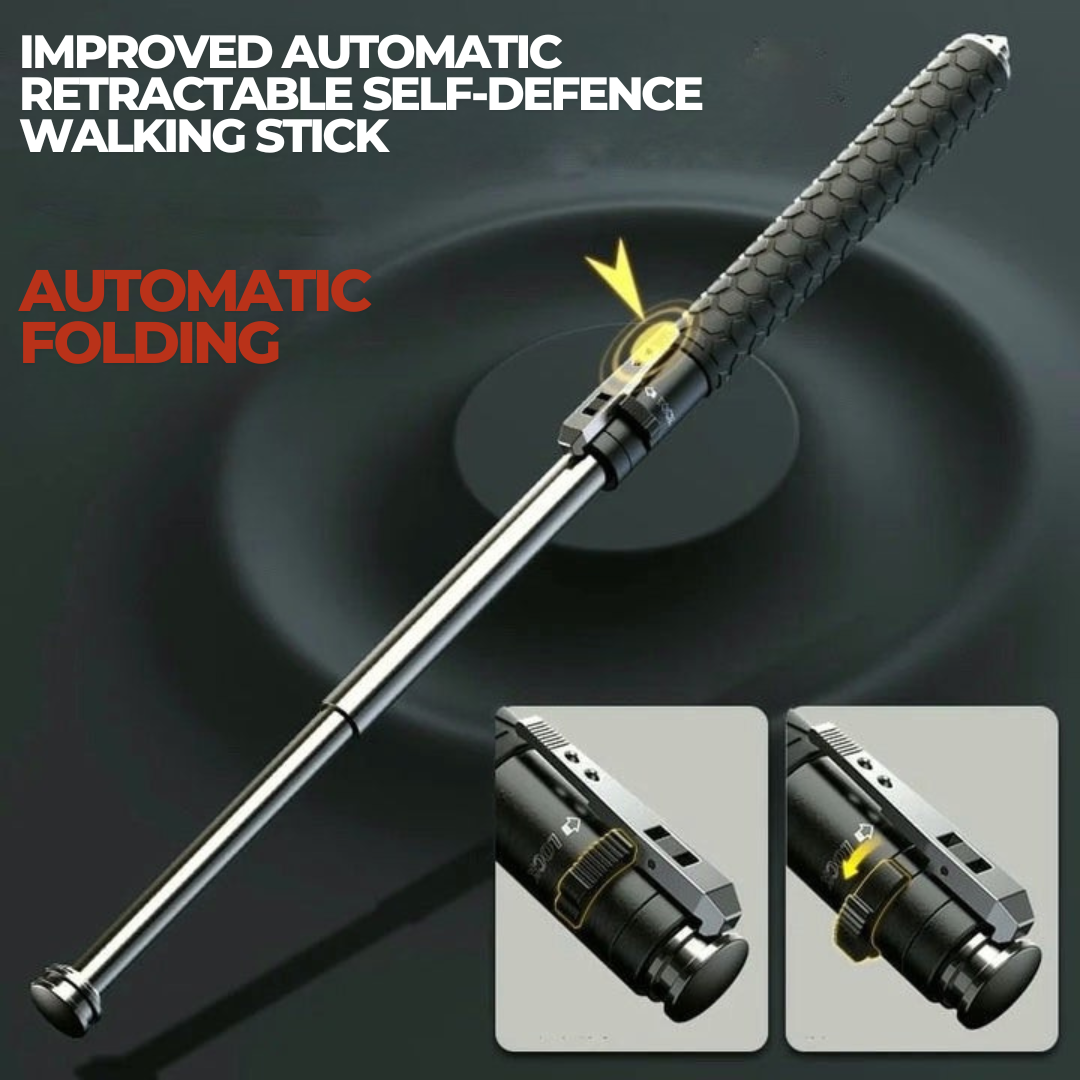 Self-Defense Hiking Pole | Automatic Deployment with Anti-Slip Grip 6