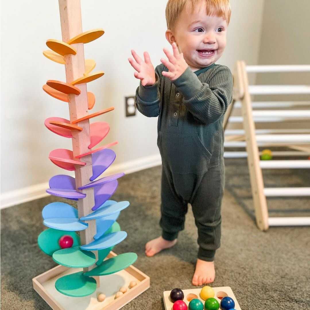 Sensory Toy | Rainbow Sound Tower for Engaging Early Development 0