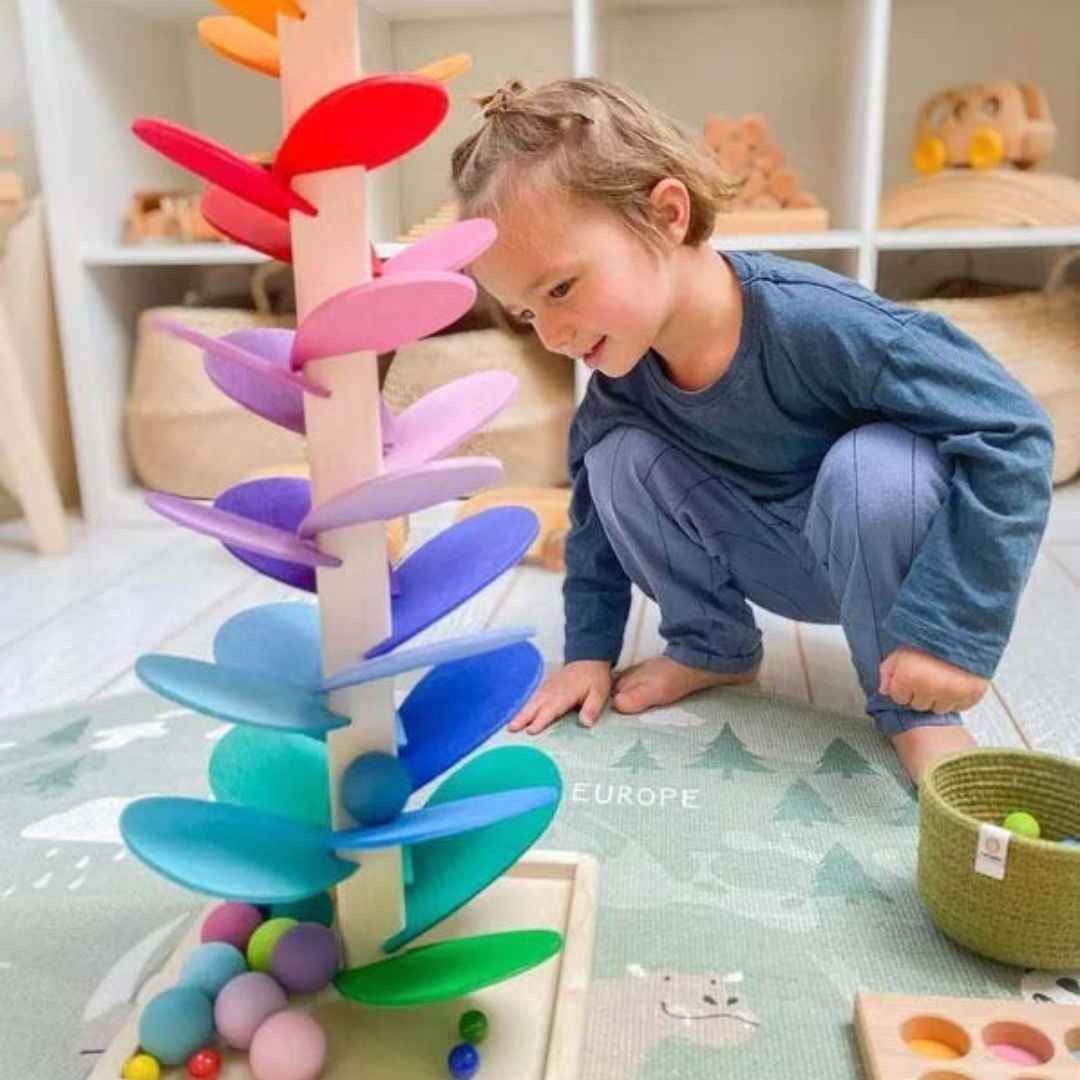 Sensory Toy | Rainbow Sound Tower for Engaging Early Development 2