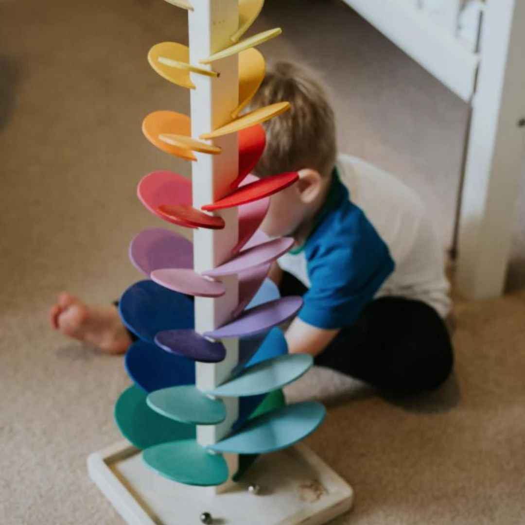 Sensory Toy | Rainbow Sound Tower for Engaging Early Development 4