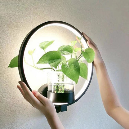 Noordse plantenwandlamp