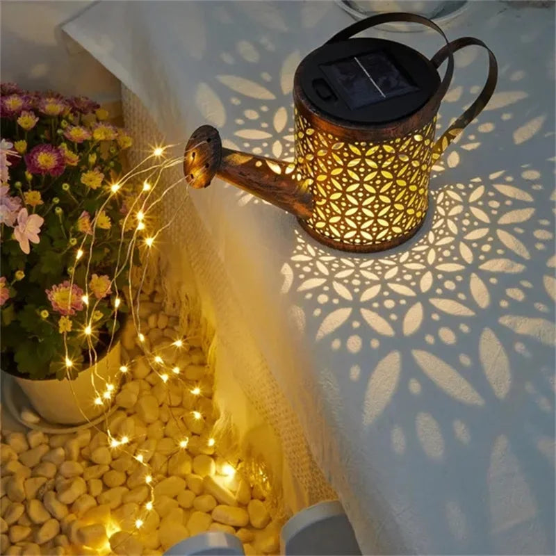 LED Garden Fairy Watering Can