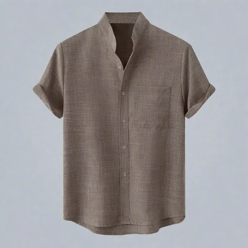 MATEO | Relaxed Linen Short Sleeve Shirt