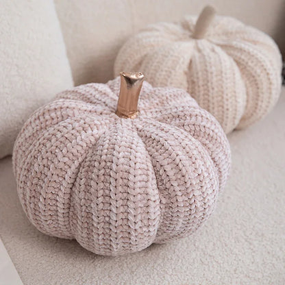 PILLOW | Neutral Nordic Pumpkin Plush Pillow