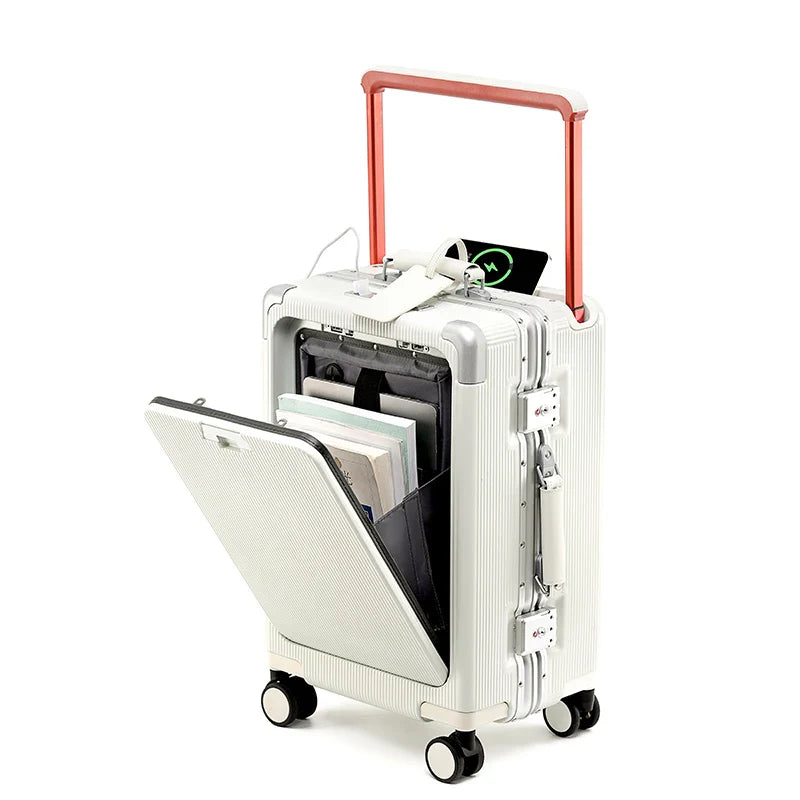 Multi-Function Carry-on Suitcase