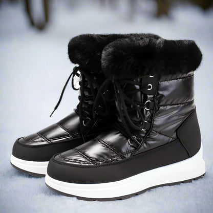 Shiny Puffer Snow Boots | ASTRA