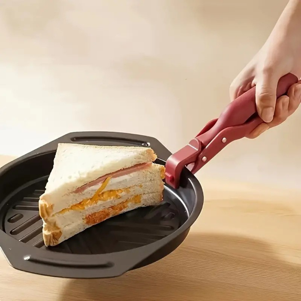 Silicone Kitchen Tongs | Heat-Resistant Ergonomic Cooking Tool 0